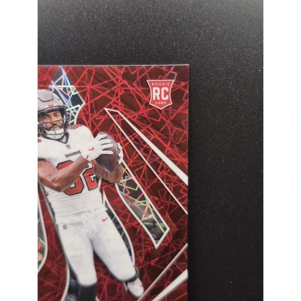 2024 Panini Phoenix Football Devin Culp #176 Red Lazer /199 (RC) Buccaneers